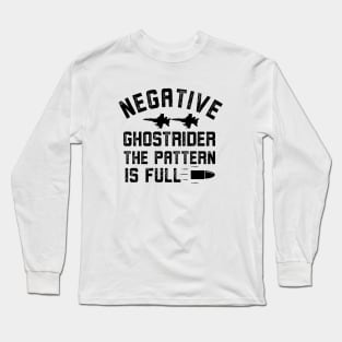 Negative ghost rider the pattern is full Long Sleeve T-Shirt